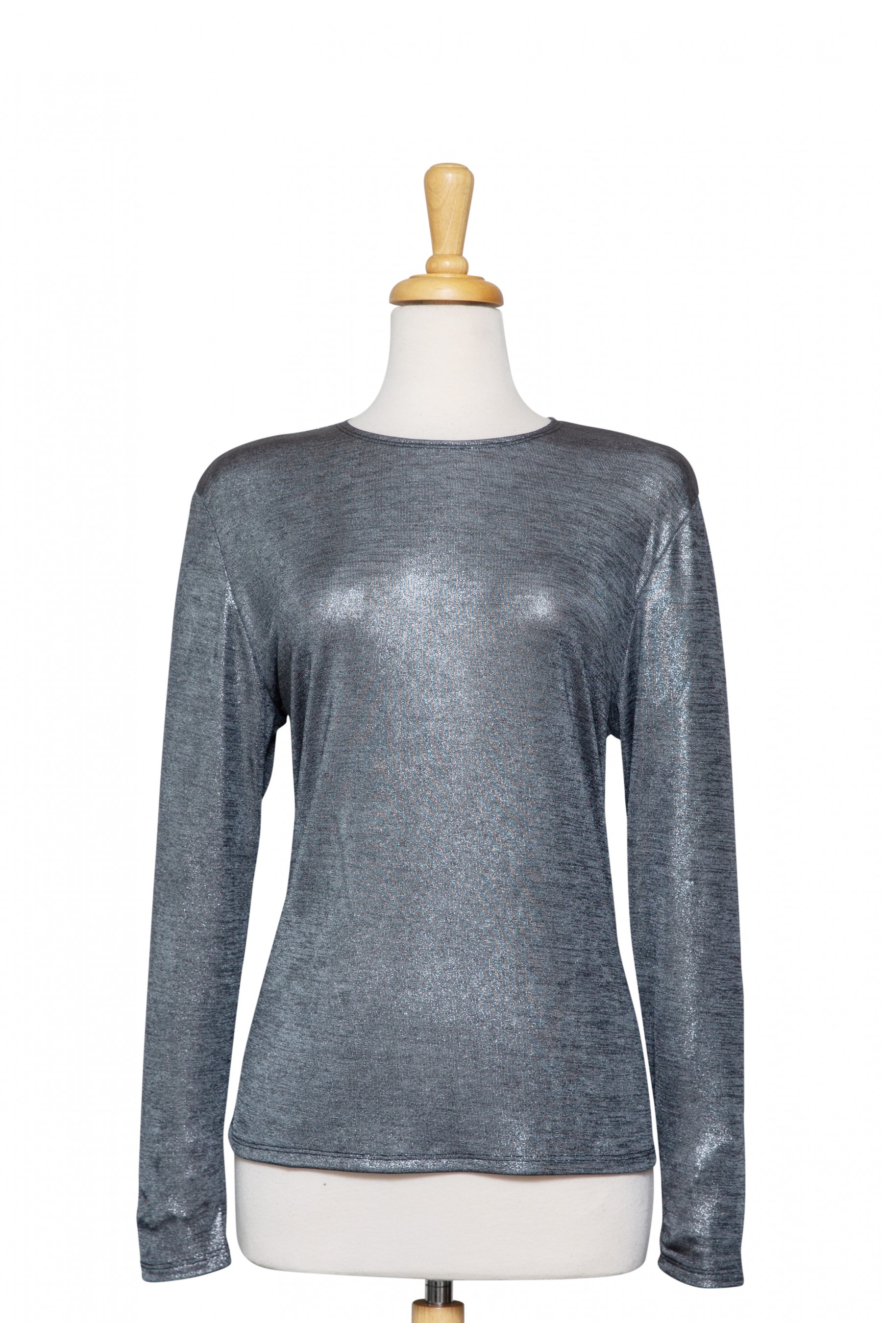 Silver plus size top sale