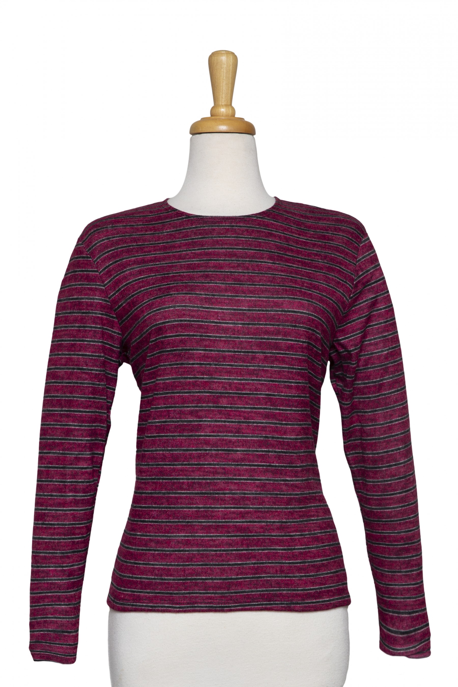 Burgundy knit top clearance