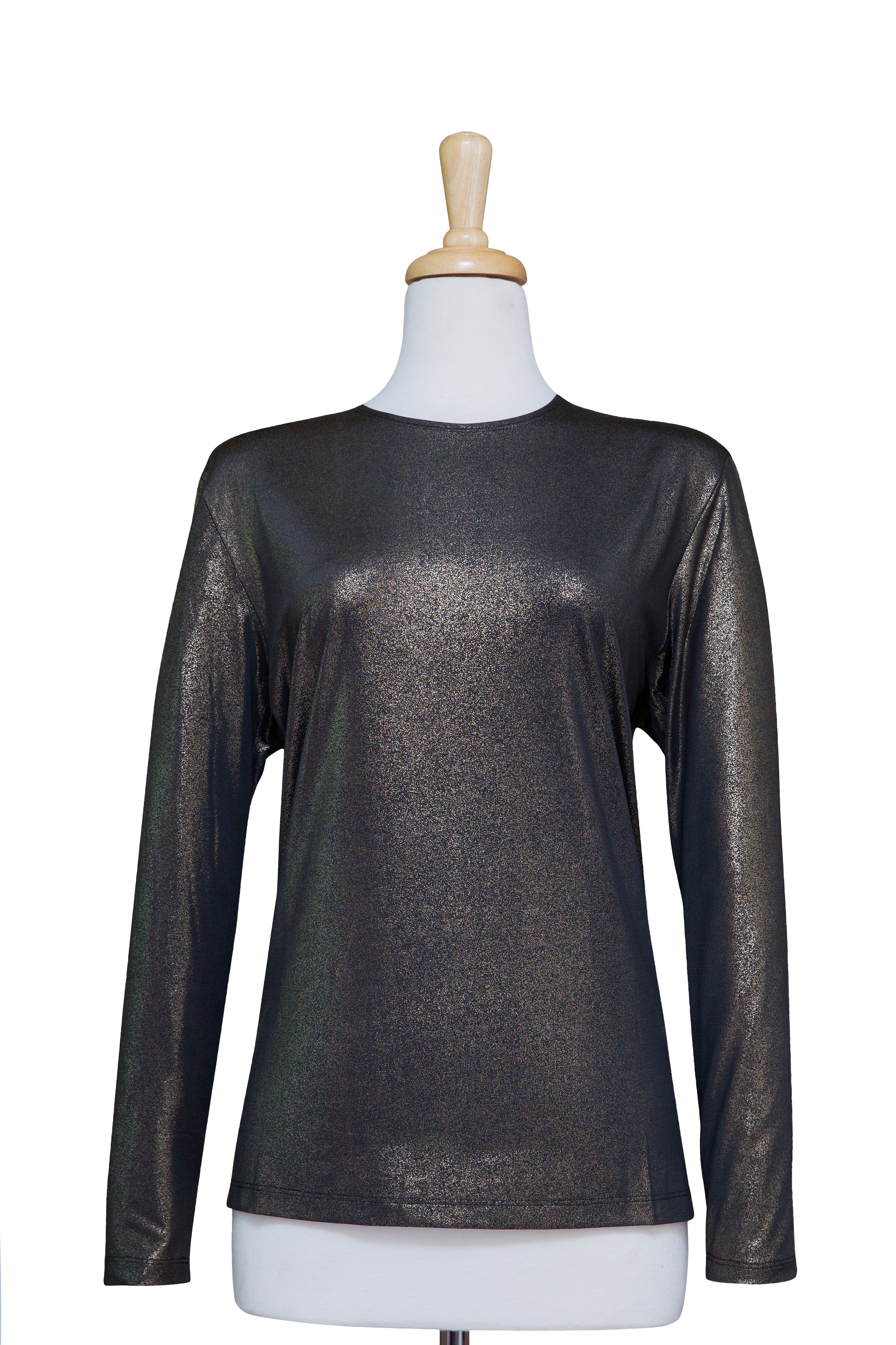 black and gold plus size tops