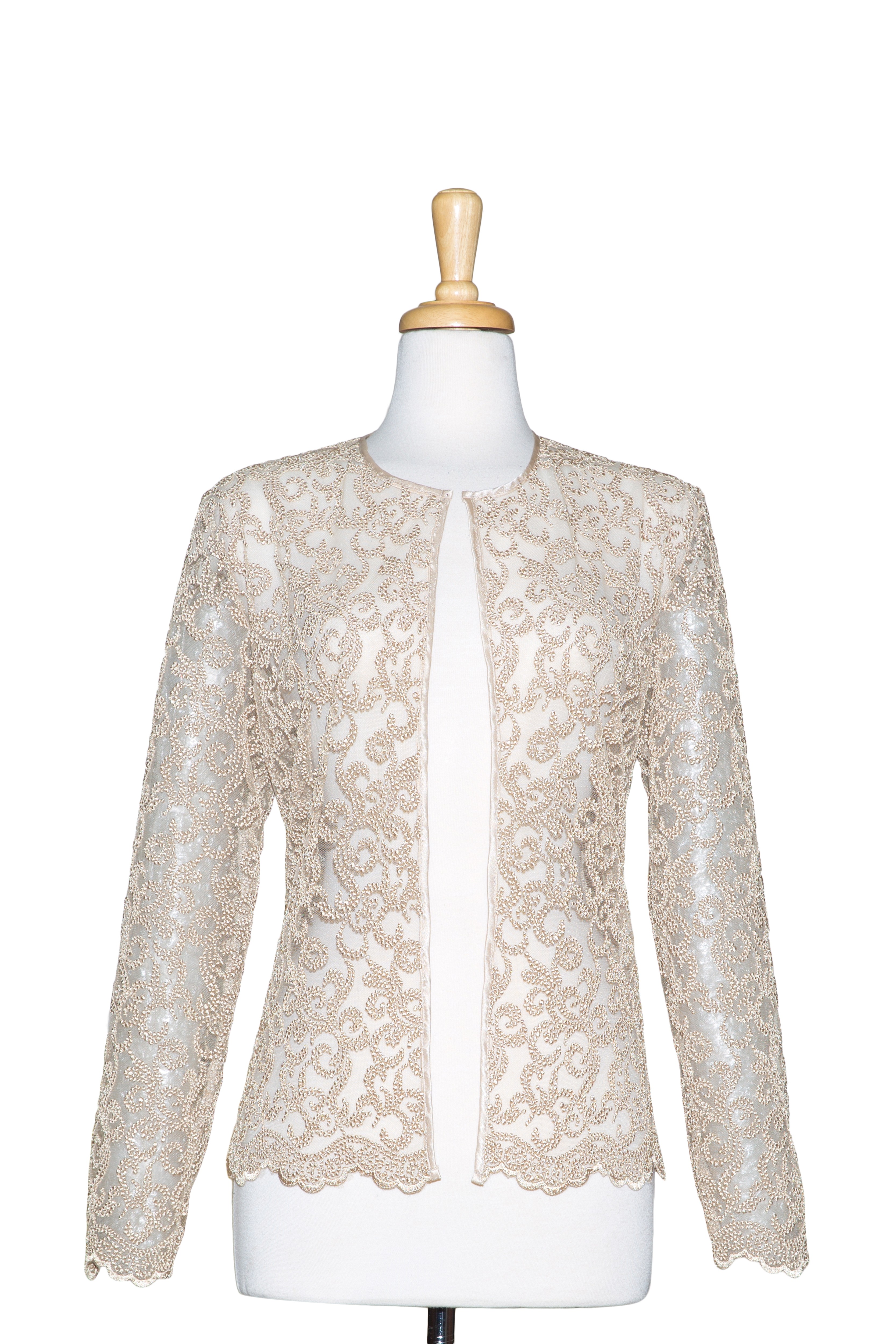 Plus size gold jacket on sale