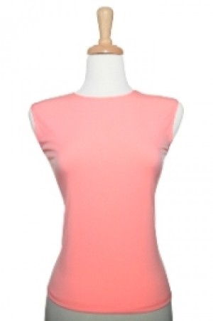 Sleeveless Coral Microfiber Camisole