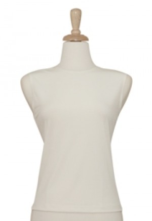 Sleeveless Ivory Microfiber Camisole